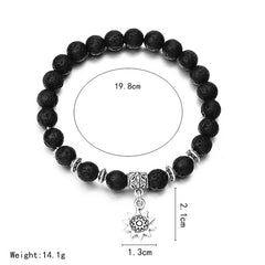New Fashion Beaded Women Men Bracelets Simple Classic Round Bead Charm Bracelets & Bangles For Men Handmade Accessories Gift