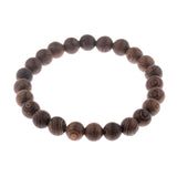 Amader 8mm New Natural Wood Beads Bracelets Men Black Ethinc Meditation White Bracelet Women Prayer Jewelry Yoga Bracelet Homme